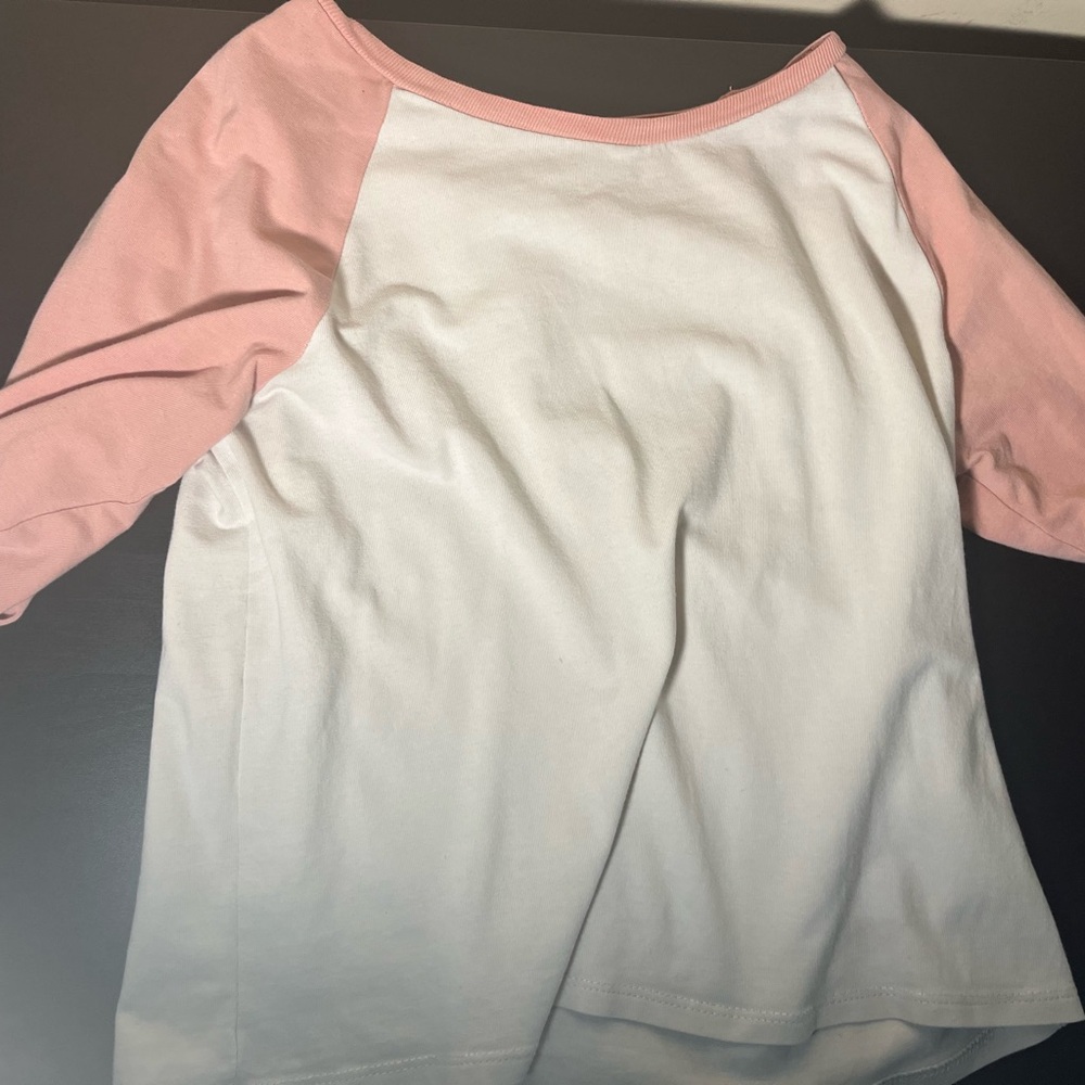 Cropped long sleeve shirt